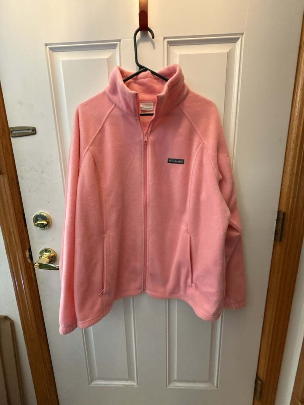 Columbia Benton Springs Full Zip Fleece Jacket Size XXL Pink